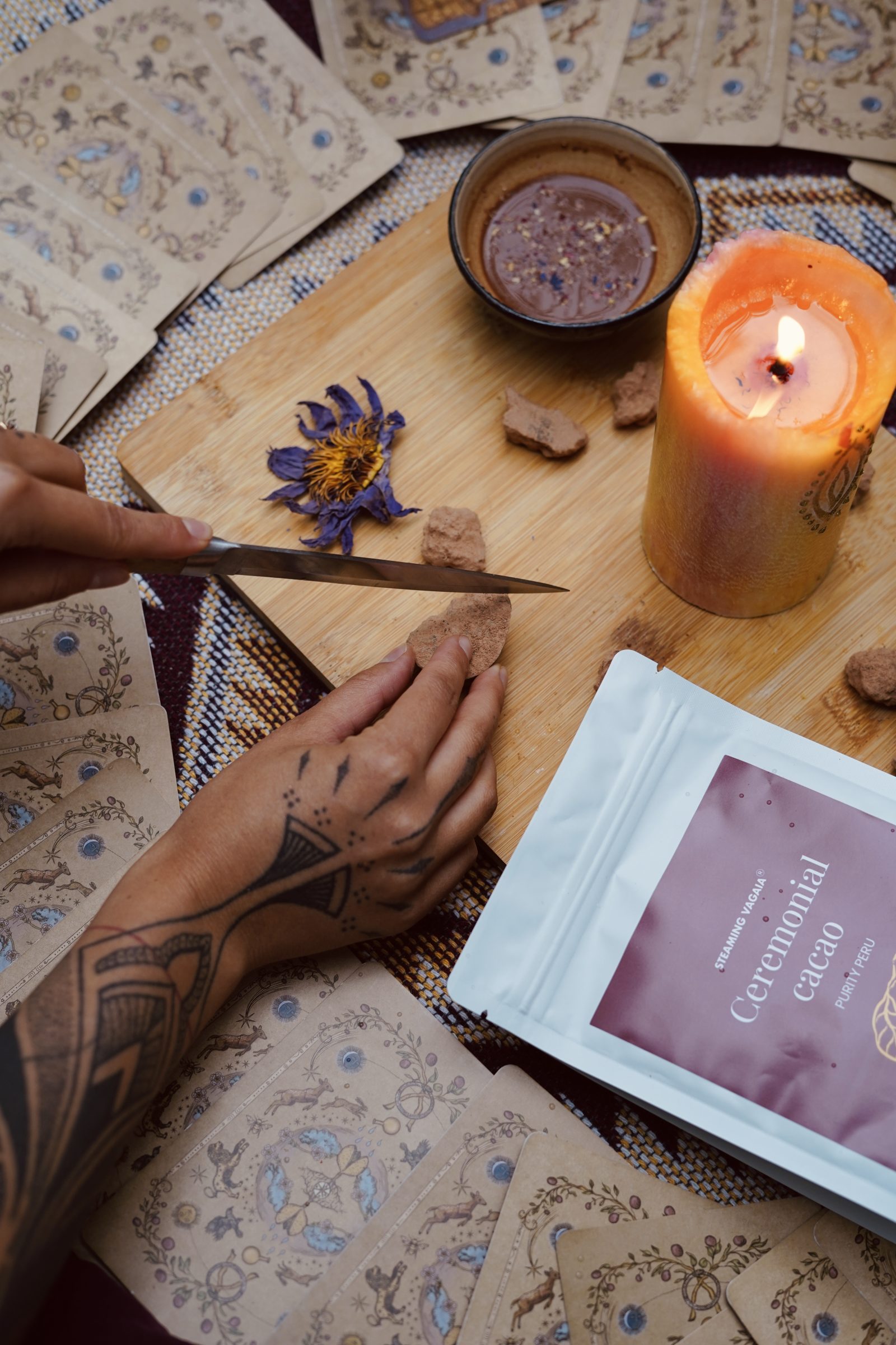 Ceremonial Cacao Venezuela- Blue Lotus x Lavender